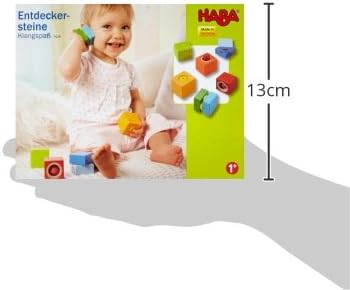 HABA Fun with Sounds Wooden Discovery Blocks for Toddlers with Acoustic Sounds, Toddler Toys for Preschool Learning