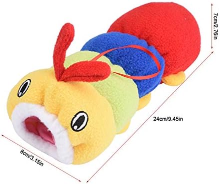 HEEPDD Soft Stuffed Caterpillar Baby Bottle Cover, Thermal Insulated Feeding Pouch, Milk Bottle Warmer Bag for Infants