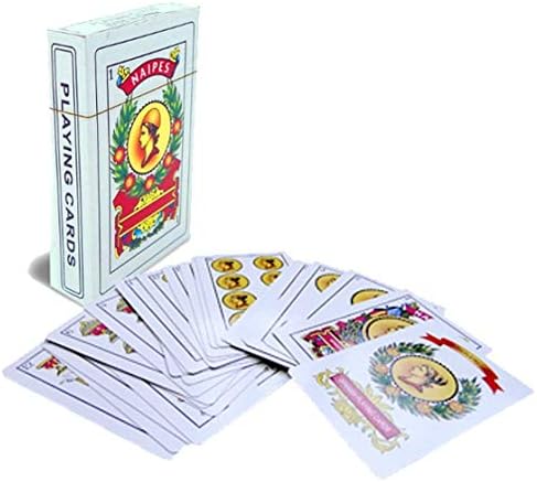 Playing Cards - Full Deck with 50 Cards, Smooth Plastic Coated, Beautifully Artistic Traditional Design