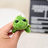 Green Mini Sea Creatures Turtle Doll Keychain, Plush Key Ring Cartoon Bag Pendant, Stuffed Animals and Toys