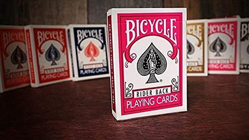 Bicycle Rider Back Fuchsia Deck