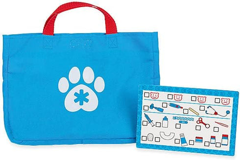Melissa & Doug Examine and Treat Pet Vet Play Set (24 pcs) - Kids Veterinary Kit, STEAM Toy for Ages 3+