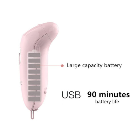 Harpra Trimmer Electric Nail Clipper Safe Cutter Baby Nail Manicure Pedicure Nail Care (Pink)