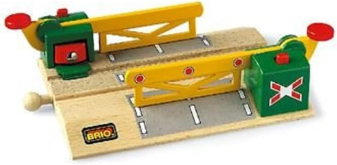 BRIO World 33750 - Magnetic Action Crossing | Interactive Wooden Toy Train