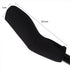 2Pcs Baby Stroller Armrest Cover, Removable Zipper Crossbar Elastic Protector Sleeve, Black