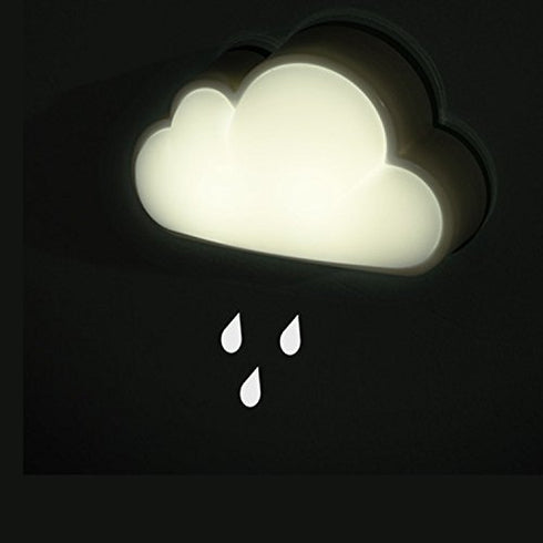 Cloud Light Sensor Night Light for Baby Nursery Child,Intelligent LED Wall Lamp Plug in for Bedside Bedroom Hallway