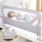 Baby Bed Rail Guard for Toddlers - 47" Swing Down Bedside Rails for Twin, Full, Queen Bunk Size Beds