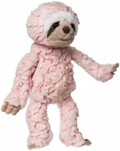 10-Inch Blush Pink Plush Baby Sloth Toy - Cuddly Companion