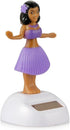 2Pcs Purple Solar Powered Dancing Hula Girl, Dashboard Decorations for Auto Interior Home Decor