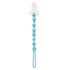 Pandaear 6 Pack Silicone Pacifier Clips, One Piece Design Teething Holder Clips for Boys & Girls, Binky Straps