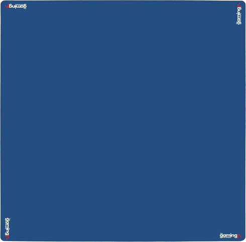 The Gaming Mat Company Mahjong Mat. 33" x 33" Blue with Stitched