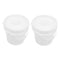 HEATSHAKING 2pcs Plastic Wipes Bucket Lid Handle Portable Wipe Holder Dispenser for Home