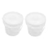 HEATSHAKING 2pcs Plastic Wipes Bucket Lid Handle Portable Wipe Holder Dispenser for Home