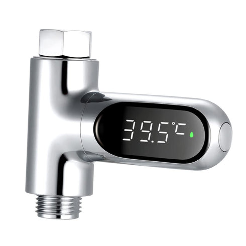 SPYMINNPOO Shower Thermometer, Read Water Temperature Thermometer for Baby Bath, Kitchen, Digital Shower
