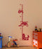 Wall Decor Plus More Farm Tractor Growth Chart - Vinyl Height Ruler Stickers for Boys