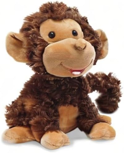 1 10 Inches Cuddle Barn - Crackin' Up Coco | Super Soft Animated Twirling Moving Monkey Stuffed Animal Plush Toy |