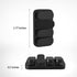Metal Fidget Slider EDC Fidget Clicker Fidget Toys Adults (Matte Black)