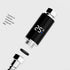 HanOaki LED Shower Thermometer Display for Baby Bathtub Copper ABS Black Silver