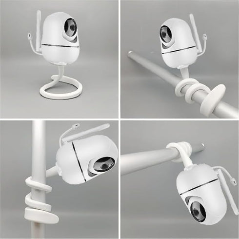KHQBG HB65/HB6550/HB6558/HB66/ANMEATE SM935E/SM650|,No 360 Baby Monitor Flexible Mount for HelloBaby Tools, No Wall
