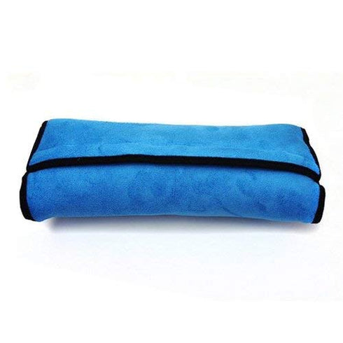 2PC Blue Seat Belt Pillow for Kids - Carseat Pillow Protector for Toddler Travel and Kids Seat Belt Covers
