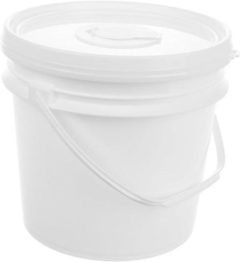 Holibanna Large Plastic Wipe Dispenser Bucket with Lid and Handle Portable Wipes