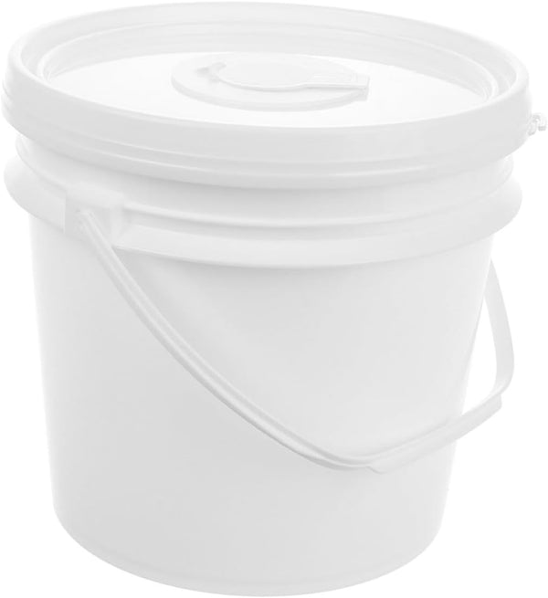 Holibanna Large Plastic Wipe Dispenser Bucket with Lid and Handle Portable Wipes