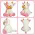FAYUAKU 9" Cow Stuffed Animals Plush Doll Kids Boys Girls Animal