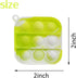 Clanam 120 Pcs Mini Pop Fidget Toys Bulk for Kids Party Favors, Bubble Keychains for Classroom Prizes, Easter Basket