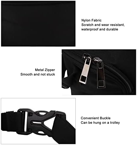VGEBY Baby Bottle Cooler Bag, Insulated Thermal Tote Pouch for Breastmilk Storage Outdoor Travel (Black) Nylon Reusable