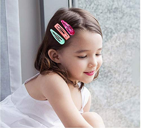 CÉLLOT 88 Pieces 2 Inch Snap Hair Clips - No Slip Metal Barrettes for Girls, Toddlers, Kids, Women