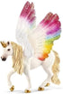7" 5+ Schleich bayala - Rainbow Unicorn Figure - Unicorn Toy for Girls and Boys - Fantasy Horse Figurine for Kids Ages