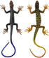 NUOBESTY Realistic Fake Lizards - 2Pcs Artificial Model Reptile Lizard Action Figures for Trick Play