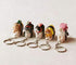 Clever Idiots Nekozushi Keychain - Blind Box with 1 of 5 Collectable Figurines and Detachable Keyring