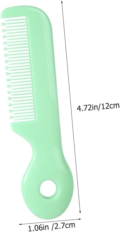 Galepromot 4Pcs Newborn Hair Comb Baby Comb Round Teeth Combs Wide Tooth Hair detangler for Toddler Pocket Hair Comb