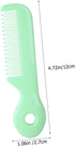 Galepromot 4Pcs Newborn Hair Comb Baby Comb Round Teeth Combs Wide Tooth Hair detangler for Toddler Pocket Hair Comb