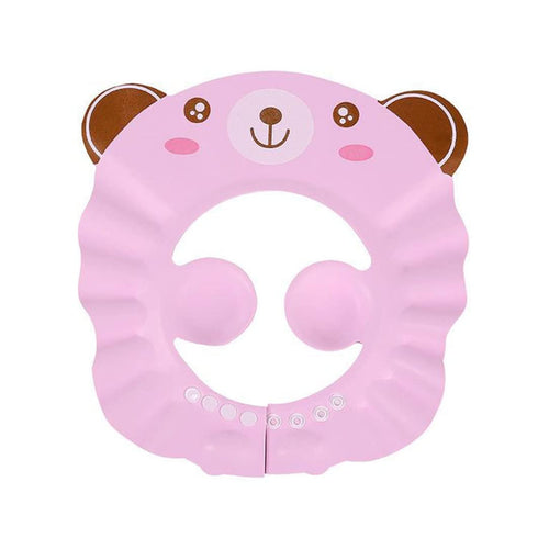 Tsawntd Baby Shampoo Cap Adjustable Toddler Shower Ear Protection Shield Sun Shading Hat