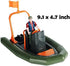 Set 6 Hiawbon Speedboat Underwater Diver Figurines, Underwater Speedboat Models, Plastic Boat Model for Desk