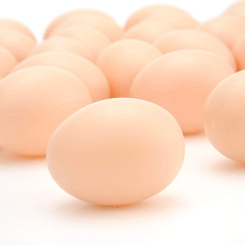 30 PowerTRC Pcs Plastic Eggs Toys, Toy Food DIY Easter Eggs, Real-Life Size Faux Pretend Play Food Play Kitchen