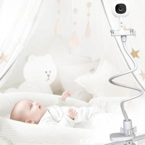 Baby Monitor Mount Holder Compatible with Infant Optics DXR-8 Pro, Nanit N322NW, ANMEATE SM935E, and More