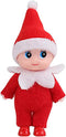 Baby Elf Mini Tiny Toddler Elves, Kid Craft Decoration Accessories for Girls Boys Kids Adults (Red)