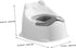 KOMBIUDA Portable Boy Girl Toilet Seat Boy Girl-friendly Training Potty with Non-slip Base Easy to Clean Design