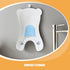 Totority Baby Wash Basin Ergonomic PP Material Newborn Toddler Portable Foldable Potty for Comfortable Bathing & Face