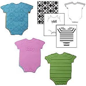 Baby Onesie Cookie Cutter and Impression Mat