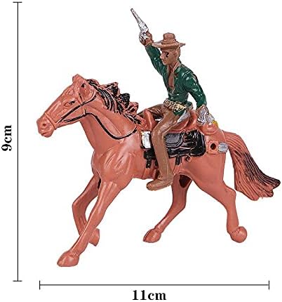 NWFashion 55PCS/Set West Cowboys American Indians Plastic Figure Toys Playset Accessories