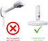 Wall Mount for Nanit Pro Flex Stand, Portable Device Mount, Easy Insert and Removal, Low Profile, Made in USA, White