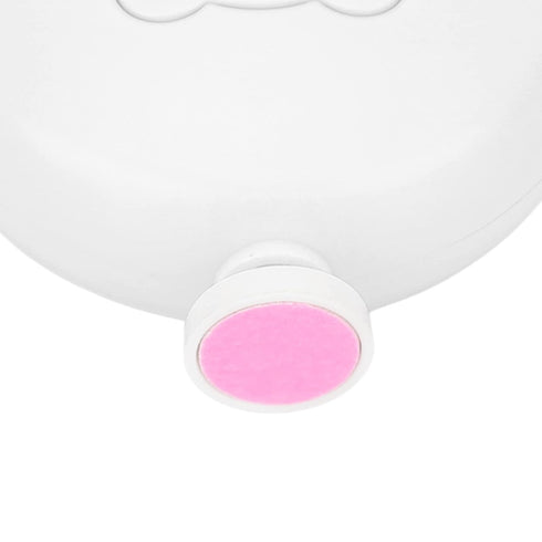 Trimmer Set 6 Electric Baby Nail Nail File Kit with Grinding Heads for Infant (White)