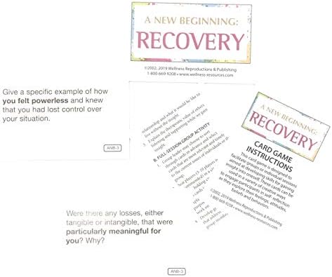 A New Beginning Recovery Card Game