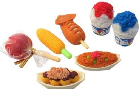 20 Assorted IWAKO Japanese Puzzle Erasers - Restaurant Food Collection (Randomly Selected)
