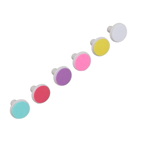 Generic Trimmer 6pcs Professional Baby Nail Replacement Pads Electric Nail File Grinding Heads Accessory for Infants