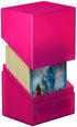 Ultimate Guard Boulder 80+ Classic Deck Case for 80 Double-Sleeved TCG Cards, Rhodonite, Secure Storage